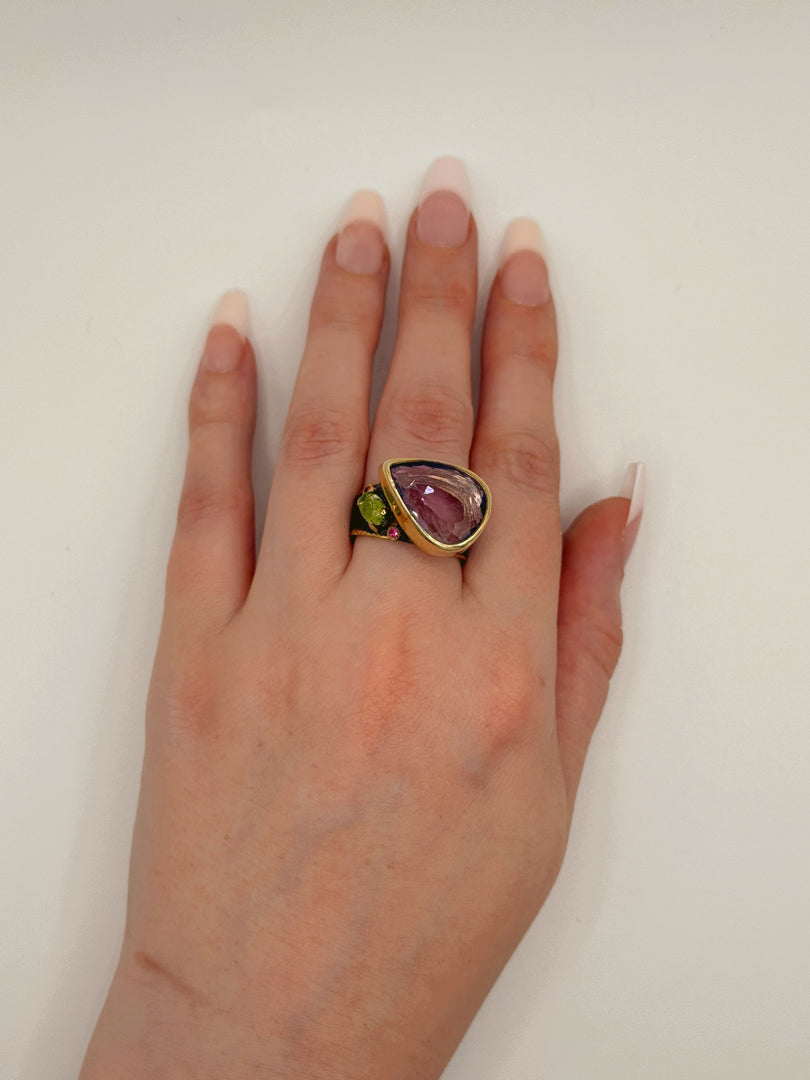 Amethyst Lover Signature Ring
