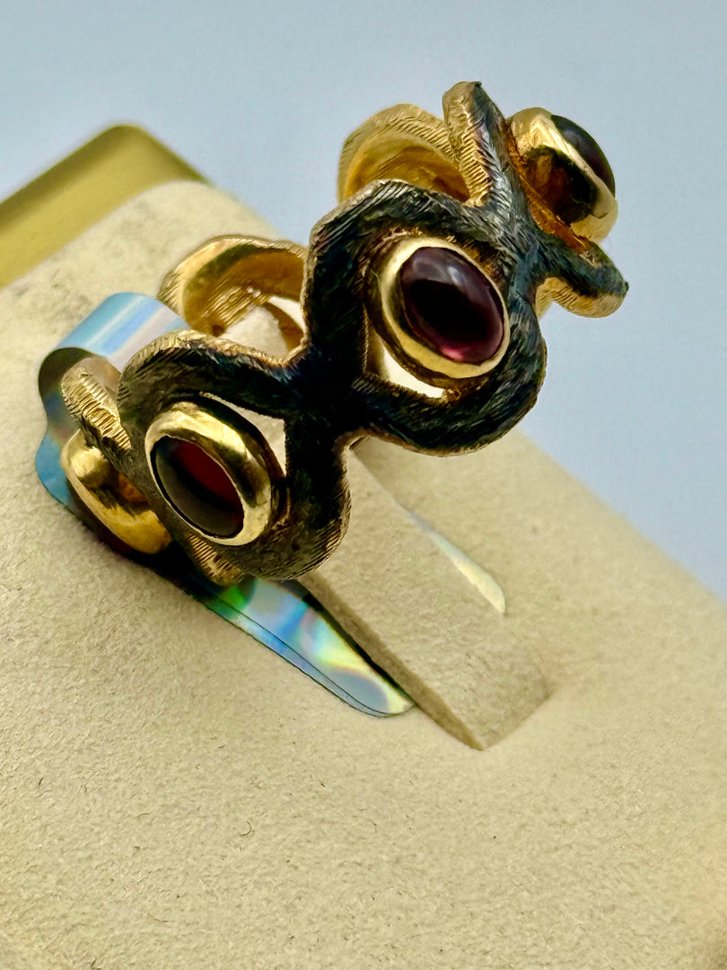 Ruby Lovers Matching Ring