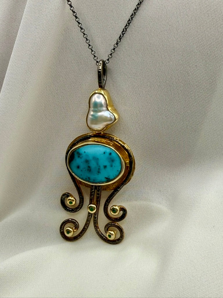 Pearl Dropped Turquoise