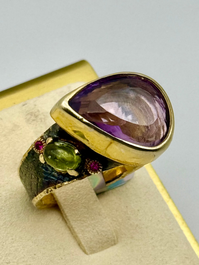Amethyst Lover Signature Ring
