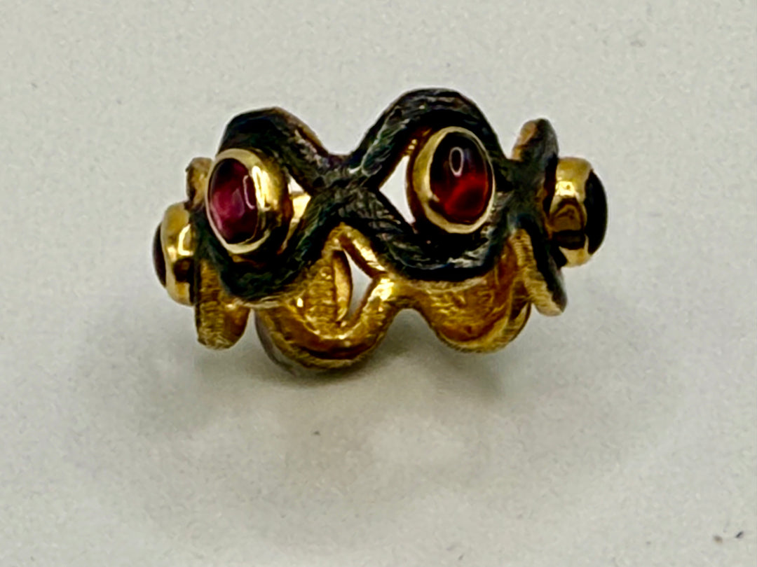 Ruby Lovers Matching Ring