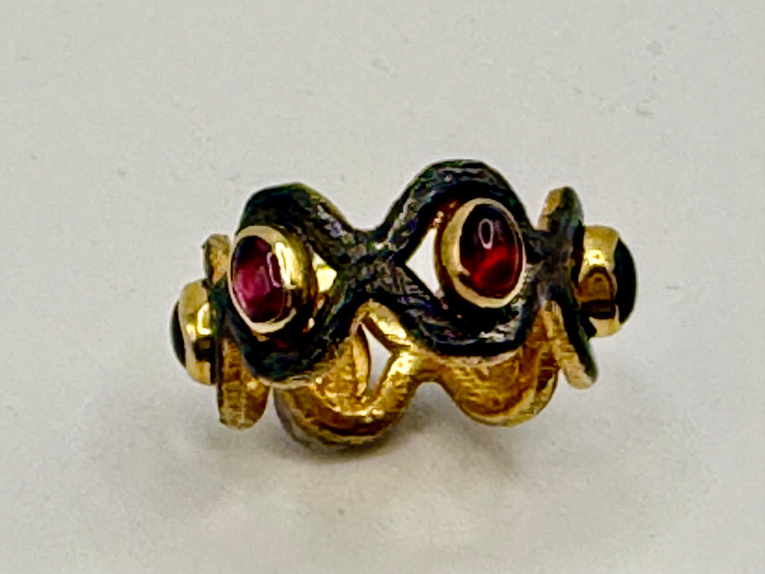 Ruby Lovers Matching Ring