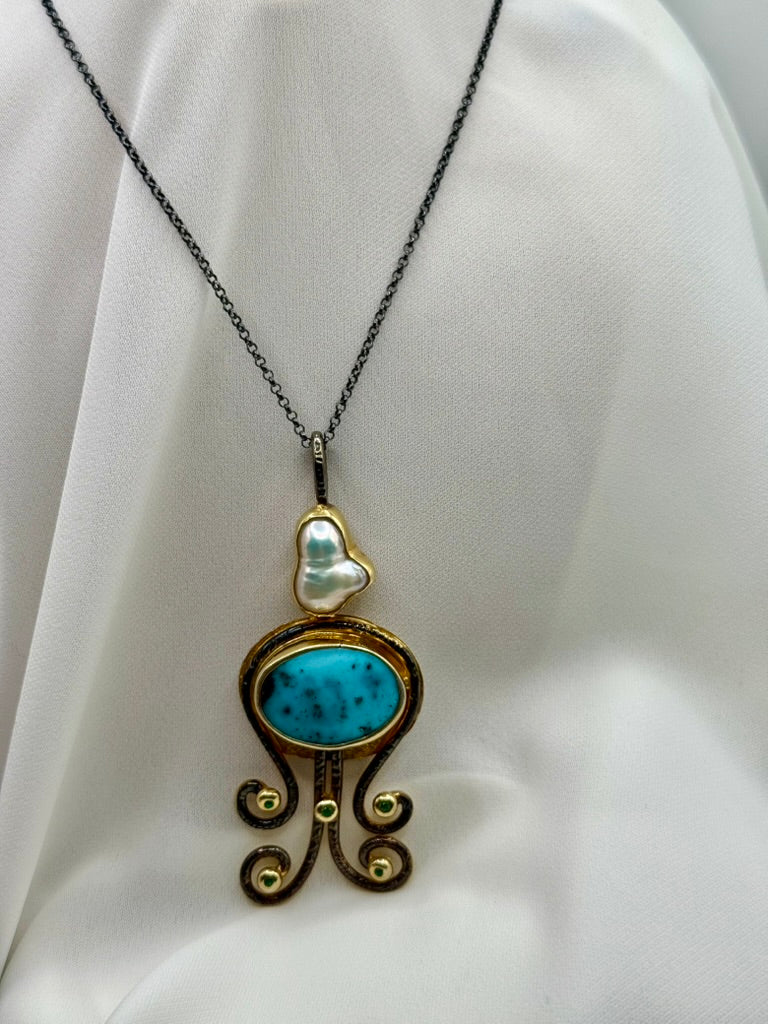 Pearl Dropped Turquoise