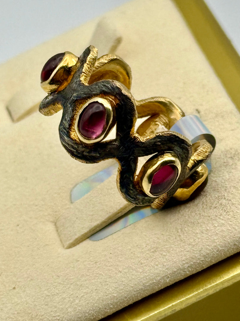 Ruby Lovers Matching Ring