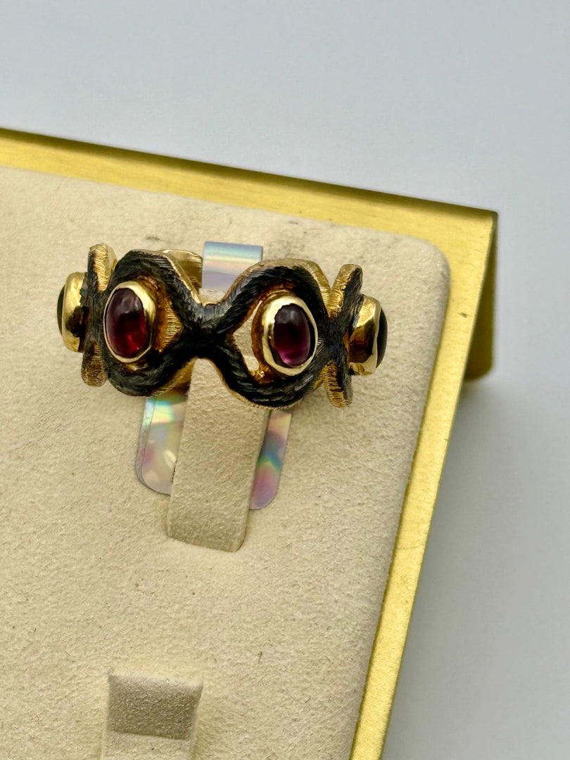 Ruby Lovers Matching Ring