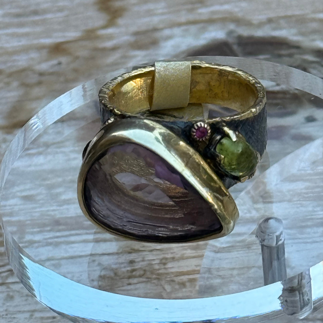 Amethyst Lover Signature Ring