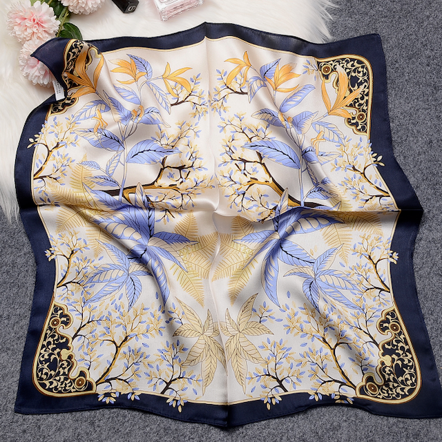 French Navy Deco Scarf
