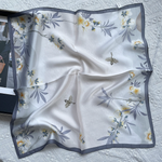 Load image into Gallery viewer, Soft Pearl Grey Silk Scarf
